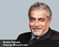 Bhaskar Pramanik, Chairman, Microsoft India 
