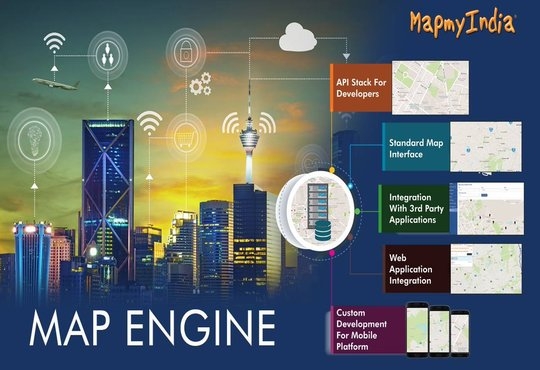 Geo-enable your Solutions & Applications with MapmyIndia Map Engine
